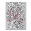 Wandbild "SATURDAY HEROES"